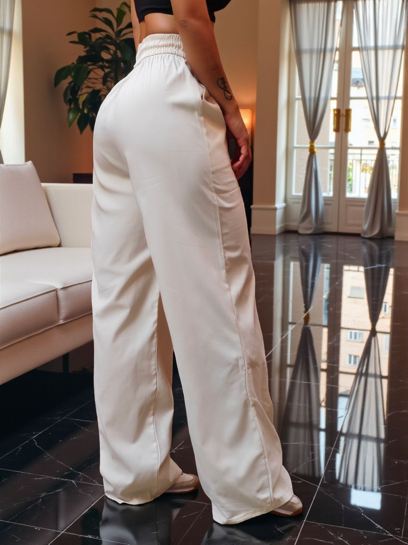 PANTALÓN POPELINA LUXE