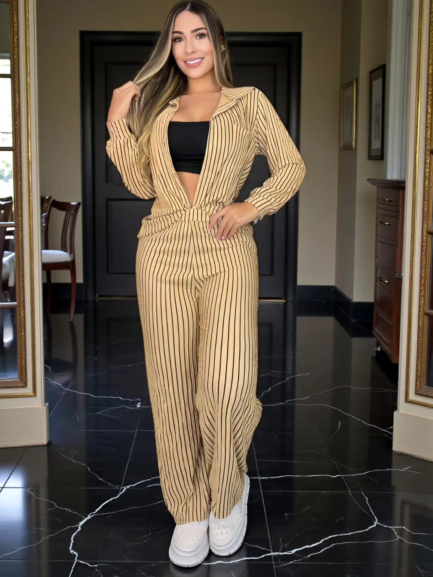 SET ELEGANZA PLIZADA